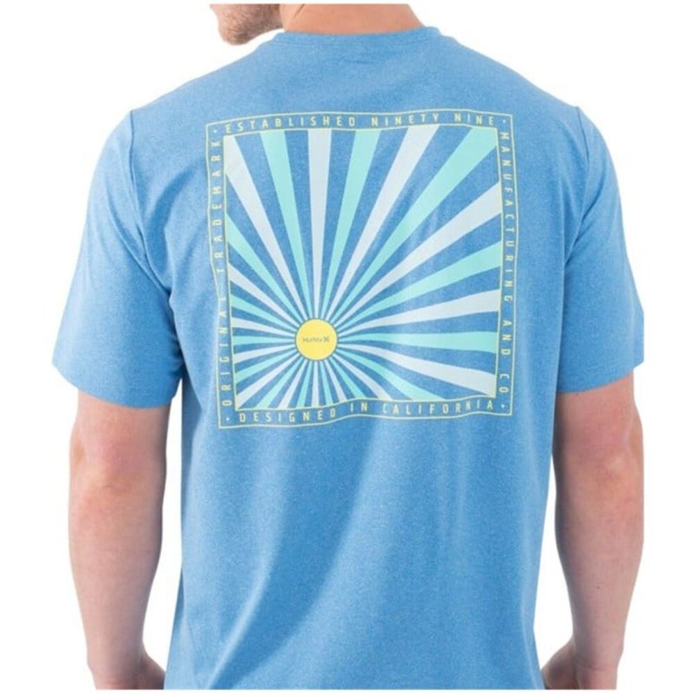 Hurley Mens Upf 50+ Hybrid Rashguard Top, NWT